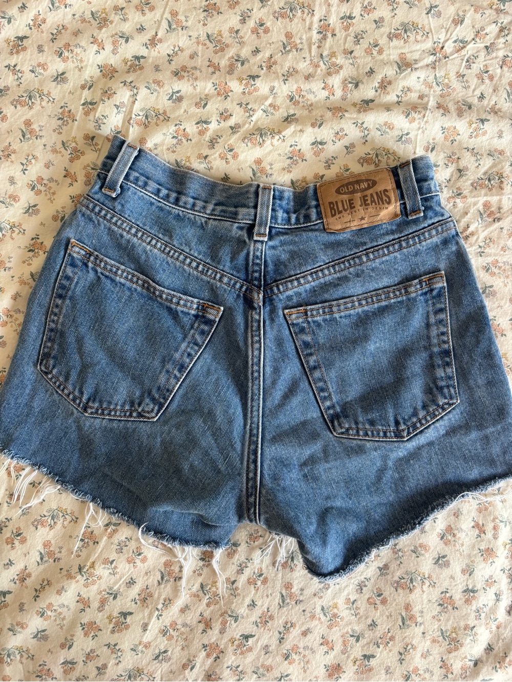 Old Navy Medium Blue Denim Cutoff Shorts